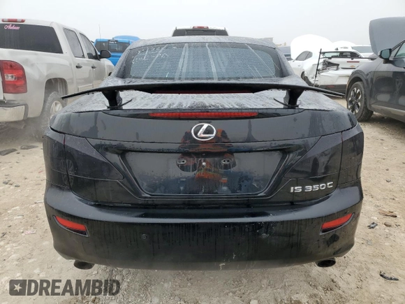 2012 Lexus IS 350 C with VIN JTHFE2C25C2507391, listed as a Copart auction lot 44060525 with 133,392 mi miles and Salvage title. Bid and sale history available at DreamBid. Image 6.