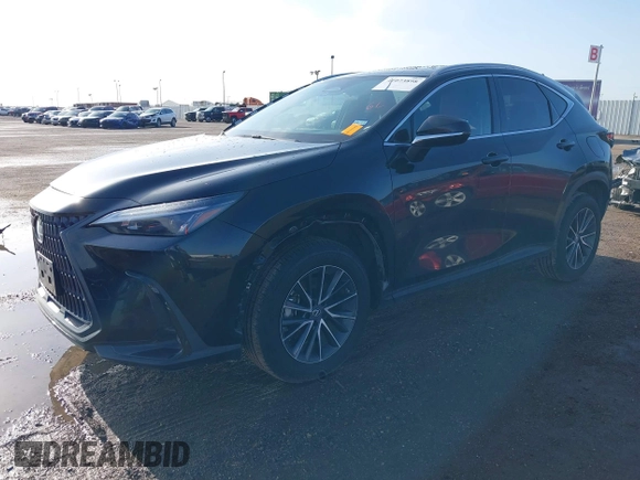 2023 Lexus NX 350h with VIN 2T2AKCEZ4PC010808, listed as a IAAI auction lot 41073898 with 30,815 mi miles and . Bid and sale history available at DreamBid. Image 2.