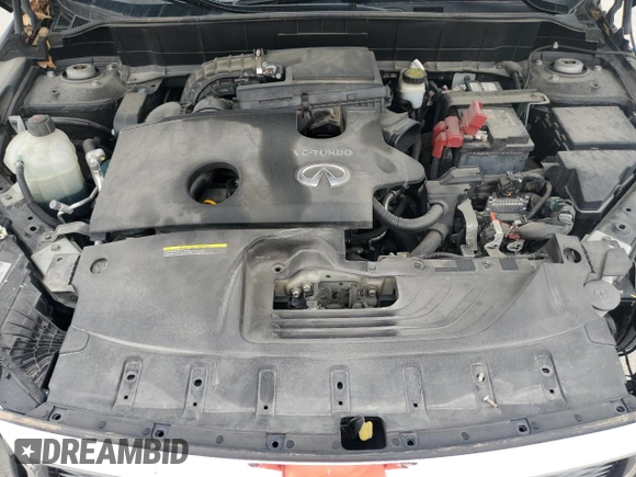 2019 Infiniti QX50 Essential with VIN 3PCAJ5M39KF104462, listed as a Copart auction lot 55044025 with 107,167 mi miles and Salvage title. Bid and sale history available at DreamBid. Image 12.