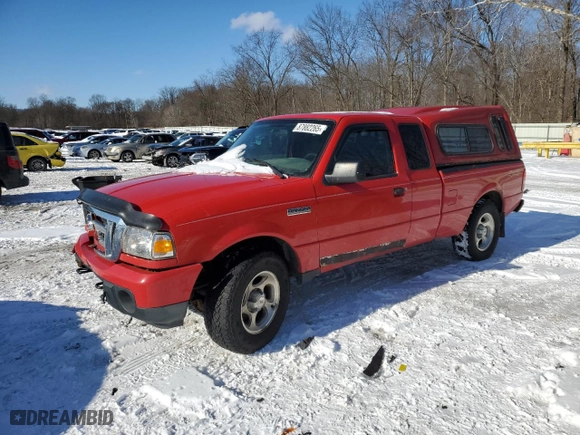 2008 Ford Ranger XL with VIN 1FTZR15E88PA15694, listed as a Copart auction lot 87882265 with 163,137 mi miles and Salvage Title. Bid and sale history available at carsss.com. Image 1.