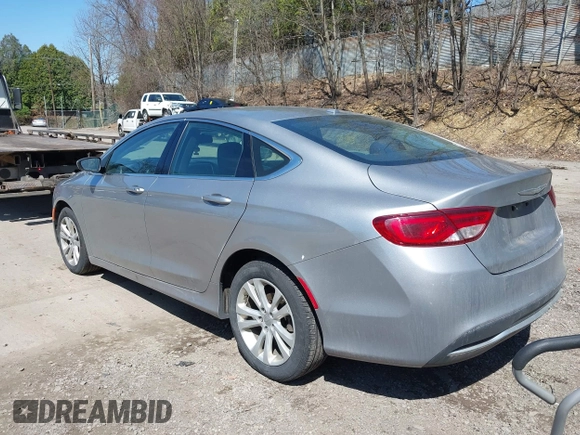 2015 Chrysler 200 Limited with VIN 1C3CCCAB7FN728548, listed as a IAAI auction lot 42069446 with 154,802 mi miles. Bid and sale history available at carsss.com. Image 3.