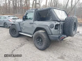 2021 Jeep Wrangler Sport S with VIN 1C4GJXAN9MW768559, listed as a IAAI auction lot 41238254 with 18,191 mi miles and . Bid and sale history available at DreamBid. Image 3.