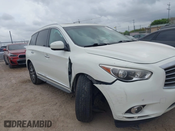 2015 Infiniti QX60 with VIN 5N1AL0MN0FC525886, listed as a IAAI auction lot 41861697 with 77,963 mi miles. Bid and sale history available at carsss.com. Image 6.