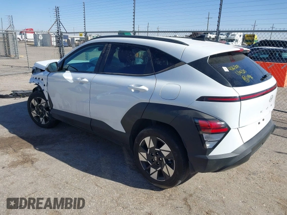 2024 Hyundai Kona SEL with VIN KM8HC3AB5RU143863, listed as a IAAI auction lot 41413492 with 15,841 mi miles. Bid and sale history available at carsss.com. Image 3.