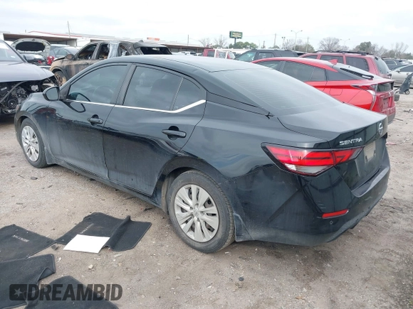 2020 Nissan Sentra S with VIN 3N1AB8BV0LY261731, listed as a IAAI auction lot 41685598 with 110,452 mi miles. Bid and sale history available at carsss.com. Image 3.