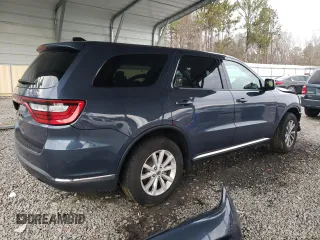 2020 Dodge Durango SXT with VIN 1C4RDHAG5LC307608, listed as a Copart auction lot 89379845 with 58,055 mi miles and Salvage title. Bid and sale history available at DreamBid. Image 3.