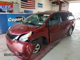 2011 Toyota Sienna LE AAS with VIN 5TDKK3DC5BS088942, listed as a Copart auction lot 62158575 with 188,299 mi miles and Salvage title. Bid and sale history available at DreamBid. Image 1.