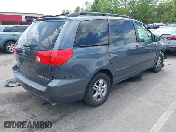 2009 Toyota Sienna CE with VIN 5TDZK23C89S277864, listed as a IAAI auction lot 42086182 with 223,870 mi miles and . Bid and sale history available at DreamBid. Image 4.