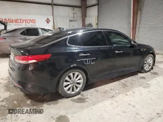 2016 Kia Optima EX with VIN 5XXGU4L39GG095456, listed as a Copart auction lot 46351965 with 100,589 mi miles and Salvage Title. Bid and sale history available at carsss.com. Image 3.
