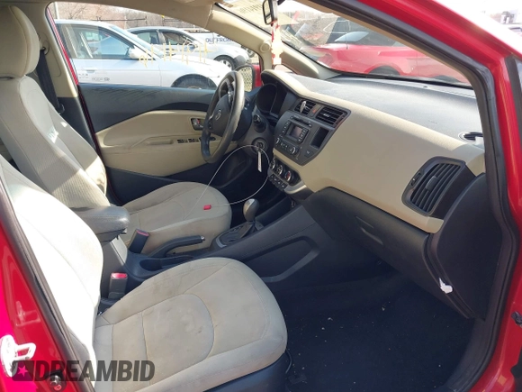 2013 Kia Rio EX with VIN KNADN4A31D6104127, listed as a IAAI auction lot 41914196 with 98,996 mi miles and . Bid and sale history available at DreamBid. Image 5.
