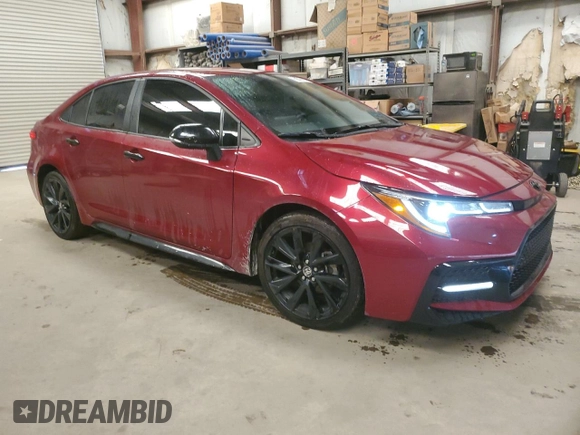 2022 Toyota Corolla SE with VIN 5YFS4MCE1NP123279, listed as a Copart auction lot 50740805 with 53,383 mi miles and Clean Title. Bid and sale history available at DreamBid. Image 4.