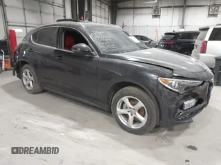2019 Alfa Romeo Stelvio z VIN ZASPAKAN7K7C35353, wystawiony jako IAAI lot #41356211 z przebiegiem 46 427 mil mil oraz . Historia ofert i sprzedaży dostępna na DreamBid. Obrazek 1.