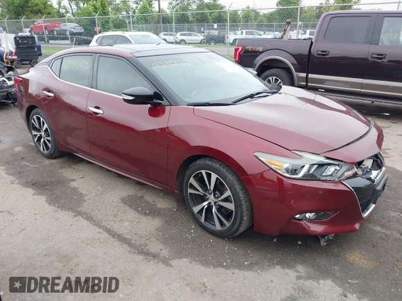 2018 Nissan Maxima SL with VIN 1N4AA6AP1JC405953, listed as a IAAI auction lot 42375353 with 64,682 mi miles and . Bid and sale history available at DreamBid. Image 1.