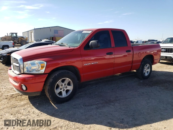 2006 Dodge 1500 SLT with VIN 1D7HA18N56S700024, listed as a Copart auction lot 48158365 with 166,490 mi miles and Clean Title. Bid and sale history available at carsss.com. Image 1.
