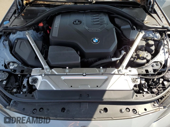 2024 BMW 4 Series 430i xDrive with VIN WBA43AT08RCN97661, listed as a Copart auction lot 71480614 with 2,383 mi miles and Salvage Title. Bid and sale history available at carsss.com. Image 11.
