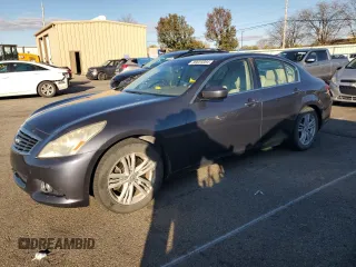 2012 Infiniti G25 Journey with VIN JN1DV6AP9CM700147, listed as a Copart auction lot 80625084 with 158,853 mi miles and Salvage Title. Bid and sale history available at DreamBid. Image 1.