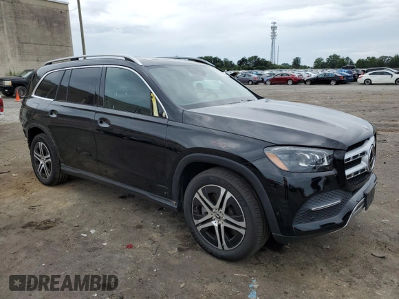 2020 Mercedes-Benz GLS with VIN 4JGFF5KE8LA198447, listed as a Copart auction lot 62949043 with 64,066 mi miles. Bid and sale history available at carsss.com. Image 4.
