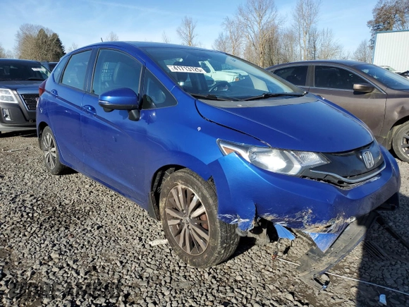2016 Honda Fit EX-L with VIN 3HGGK5H93GM705635, listed as a Copart auction lot 41713125 with 105,730 mi miles and Salvage title. Bid and sale history available at DreamBid. Image 4.