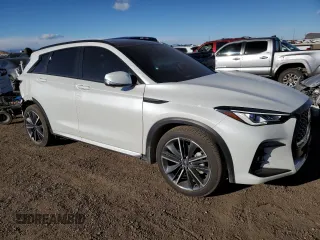 2023 Infiniti QX50 Sport with VIN 3PCAJ5FB0PF121405, listed as a Copart auction lot 87066714 with 11,958 mi miles and Salvage Title. Bid and sale history available at DreamBid. Image 4.