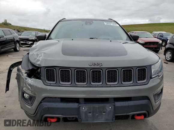 2021 Jeep Compass Trailhawk with VIN 3C4NJDDB9MT594344, listed as a Copart auction lot 58821455 with 80,039 mi miles and Salvage title. Bid and sale history available at DreamBid. Image 5.