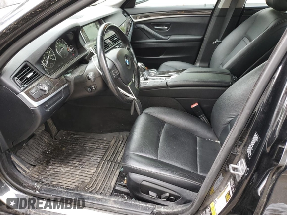 2014 BMW 5 Series 535i xDrive z VIN WBA5B3C5XED539389, wystawiony jako Copart lot #57290835 z przebiegiem 136 560 mil mil oraz Szkoda całkowita • Salvage title. Historia ofert i sprzedaży dostępna na DreamBid. Obrazek 7.