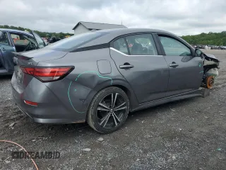 2021 Nissan Sentra SR z VIN 3N1AB8DV9MY209190, wystawiony jako Copart lot #57677395 z przebiegiem 43 950 mil mil oraz Szkoda całkowita • Salvage title. Historia ofert i sprzedaży dostępna na DreamBid. Obrazek 3.
