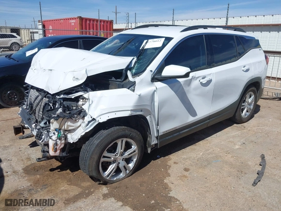 2018 GMC Terrain SLE with VIN 3GKALMEV5JL254481, listed as a IAAI auction lot 41778012 with 1 mi miles. Bid and sale history available at carsss.com. Image 17.
