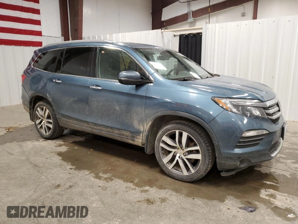 2016 Honda Pilot Elite with VIN 5FNYF6H00GB127495, listed as a Copart auction lot 49989585 with 115,037 mi miles and Salvage Title. Bid and sale history available at carsss.com. Image 4.