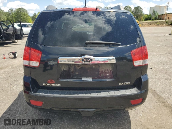 2009 Kia Borrego EX with VIN KNDJJ742395036528, listed as a Copart auction lot 52916315 with 203,320 mi miles and Clean Title. Bid and sale history available at DreamBid. Image 6.