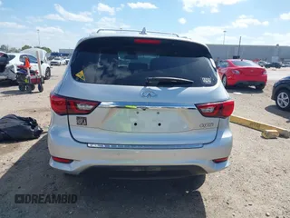 2019 Infiniti QX60 LUXE with VIN 5N1DL0MN8KC526839, listed as a IAAI auction lot 41811271 with 83,729 mi miles. Bid and sale history available at carsss.com. Image 16.