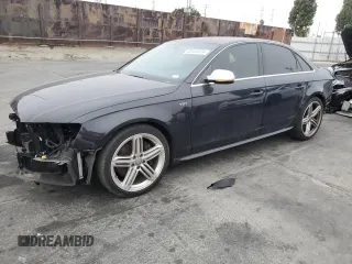 2012 Audi S4 Premium Plus with VIN WAUBGAFL6CA004593, listed as a Copart auction lot 80134974 with 93,822 mi miles and Salvage Title. Bid and sale history available at carsss.com. Image 1.