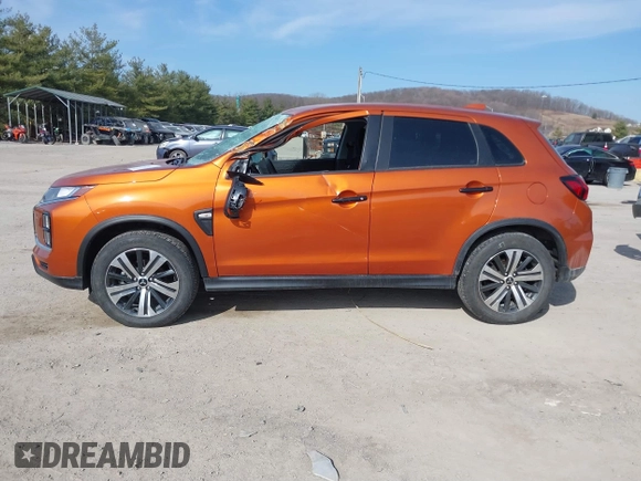 2020 Mitsubishi Outlander Sport ES 2.0 with VIN JA4AR3AU3LU023065, listed as a IAAI auction lot 41742981 with 25,642 mi miles. Bid and sale history available at carsss.com. Image 14.