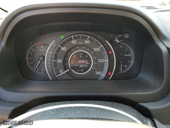 2015 Honda CR-V EX-L with VIN 2HKRM4H75FH665296, listed as a Copart auction lot 50903695 with 88,626 mi miles and Salvage Title. Bid and sale history available at carsss.com. Image 9.