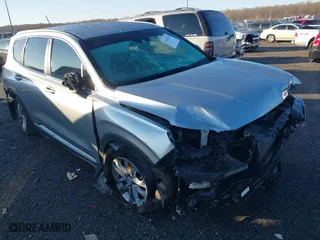 2020 Hyundai Santa Fe SE with VIN 5NMS2CAD7LH280610, listed as a IAAI auction lot 41128728 with 52,695 mi miles. Bid and sale history available at carsss.com. Image 1.