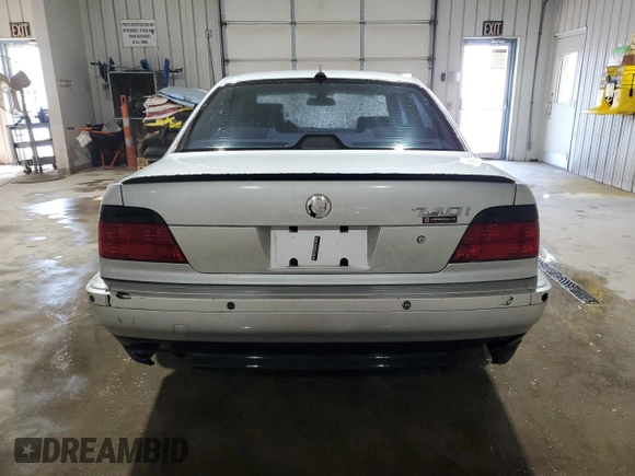 2000 BMW 7 Series 740i with VIN WBAGG834XYDN80320, listed as a Copart auction lot 54906225 with 284,262 mi miles and Salvage Title. Bid and sale history available at DreamBid. Image 6.