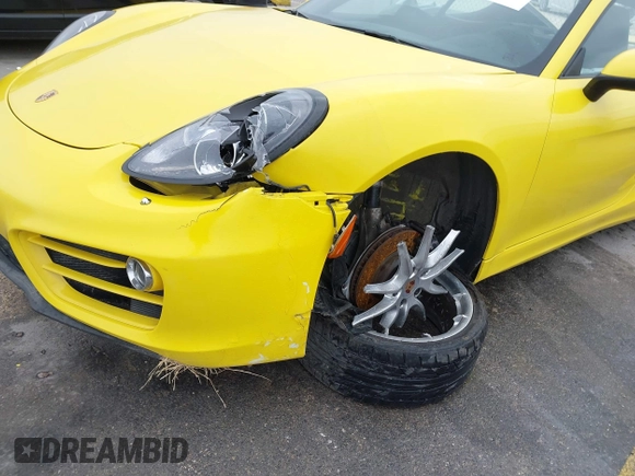 2014 Porsche Cayman with VIN WP0AA2A84EK172111, listed as a IAAI auction lot 41581508 with 91,509 mi miles and . Bid and sale history available at DreamBid. Image 6.