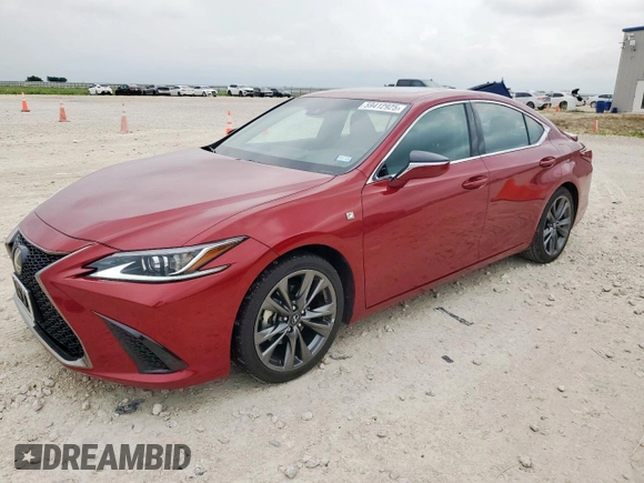 2021 Lexus ES 350 F Sport with VIN 58AGZ1B13MU089694, listed as a Copart auction lot 59412925 with 46,551 mi miles and Clean title. Bid and sale history available at DreamBid. Image 1.