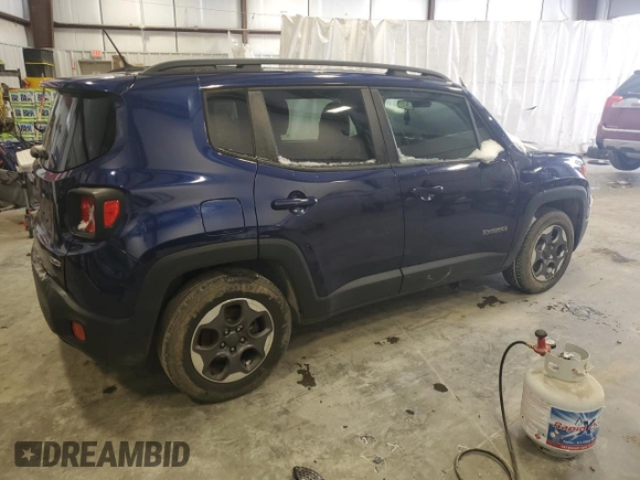 2016 Jeep Renegade Latitude with VIN ZACCJABW6GPC42409, listed as a Copart auction lot 45591525 with 108,576 mi miles and Salvage Title. Bid and sale history available at DreamBid. Image 3.