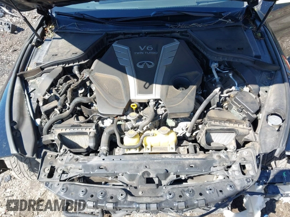 2018 Infiniti Q60 Luxe with VIN JN1EV7EL2JM392124, listed as a IAAI auction lot 41744375 with 63,421 mi miles and . Bid and sale history available at carsss.com. Image 10.