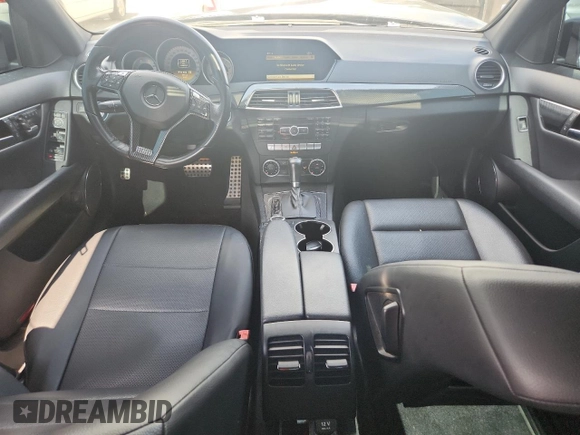 2012 Mercedes-Benz C 250 Sport with VIN WDDGF4HBXCA615122, listed as a Copart auction lot 59189945 with 104,137 mi miles and Salvage title. Bid and sale history available at DreamBid. Image 8.