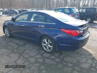 2012 Hyundai Sonata Limited with VIN 5NPEC4AC2CH382097, listed as a IAAI auction lot 41659159 with 131,880 mi miles and . Bid and sale history available at DreamBid. Image 3.