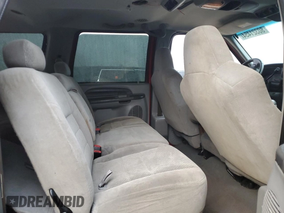 2002 Ford Excursion XLT with VIN 1FMNU41S12EC55212, listed as a Copart auction lot 80321454 with 243,448 mi miles and Clean Title. Bid and sale history available at DreamBid. Image 11.