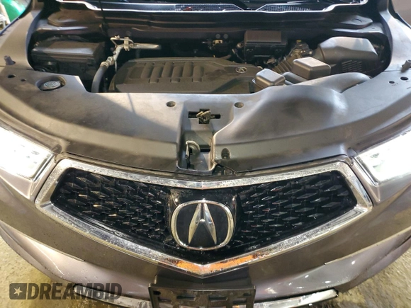 2020 Acura MDX w/Technology Pkg with VIN 5J8YD4H54LL051102, listed as a Copart auction lot 52684135 with 58,330 mi miles and Salvage Title. Bid and sale history available at carsss.com. Image 12.