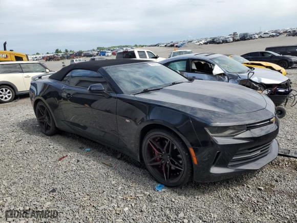 2017 Chevrolet Camaro 2LT with VIN 1G1FD3DS1H0101483, listed as a Copart auction lot 56183254 with 124,645 mi miles and Salvage Title. Bid and sale history available at carsss.com. Image 4.
