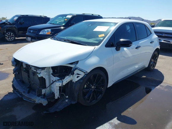 2021 Toyota Corolla Hatchback SE with VIN JTND4MBE0M3112173, listed as a IAAI auction lot 41813425 with 55,208 mi miles. Bid and sale history available at carsss.com. Image 18.