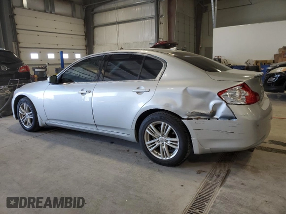 2012 Infiniti G37 x with VIN JN1CV6AR7CM970006, listed as a Copart auction lot 52084475 with 123,634 mi miles and Salvage Title. Bid and sale history available at carsss.com. Image 2.