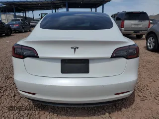 2021 Tesla Model 3 Standard Range Plus with VIN 5YJ3E1EA5MF100477, listed as a Copart auction lot 51516425 with 41,484 mi miles and Salvage Title. Bid and sale history available at carsss.com. Image 6.