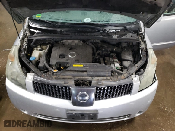 2004 Nissan Quest S z VIN 5N1BV28U14N365952, wystawiony jako Copart lot #48902965 z przebiegiem 131 203 mil mil oraz Szkoda całkowita • Salvage title. Historia ofert i sprzedaży dostępna na DreamBid. Obrazek 12.