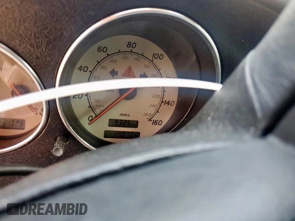 2000 Mercedes-Benz SLK 230 Kompressor with VIN WDBKK47F2YF156715, listed as a Copart auction lot 63873805 with 140,706 mi miles and Salvage title. Bid and sale history available at DreamBid. Image 9.