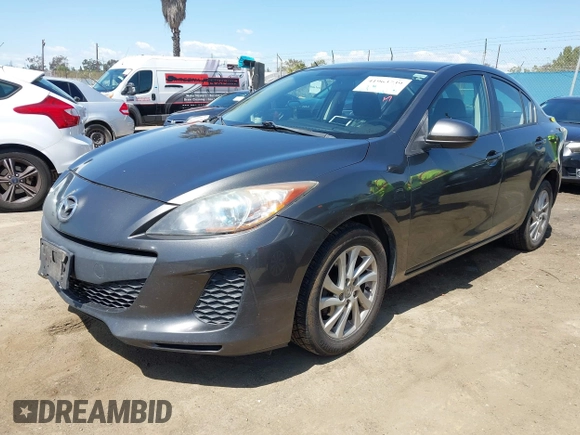 2012 Mazda 3 i Touring with VIN JM1BL1V87C1663293, listed as a IAAI auction lot 41963739 with 148,031 mi miles and . Bid and sale history available at carsss.com. Image 2.
